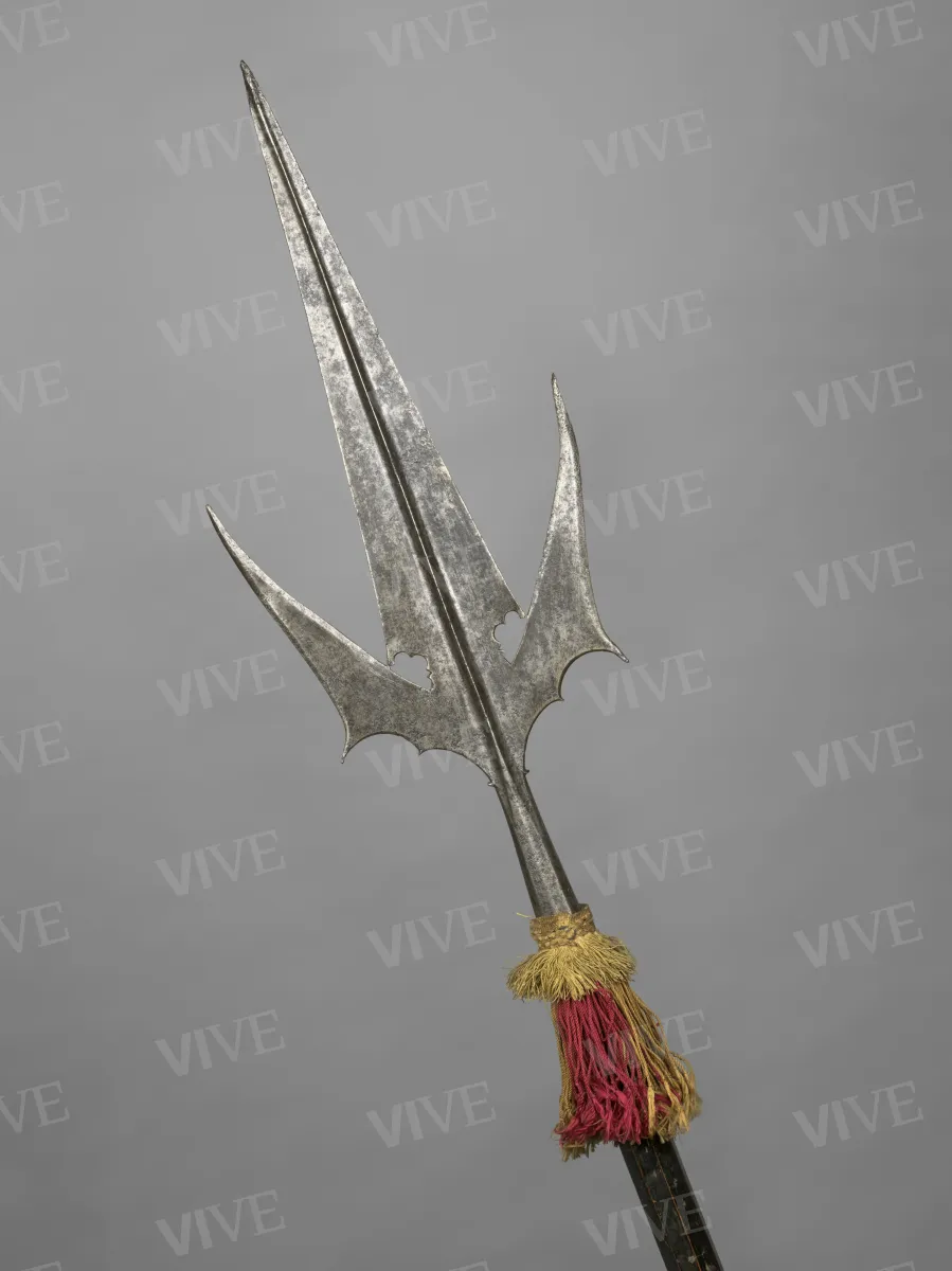 Bat-winged corsesque or winged polearm.  - Italian production